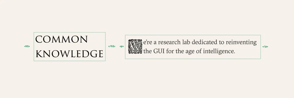 X banner “Common Knowledge” for Common Knowledge