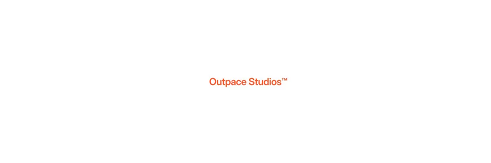 X banner “Outpace” for Outpace