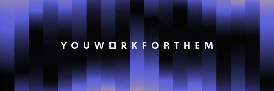 X banner “YouWorkForThem” for YouWorkForThem