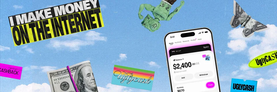 X banner “UGLYCASH” for UGLYCASH