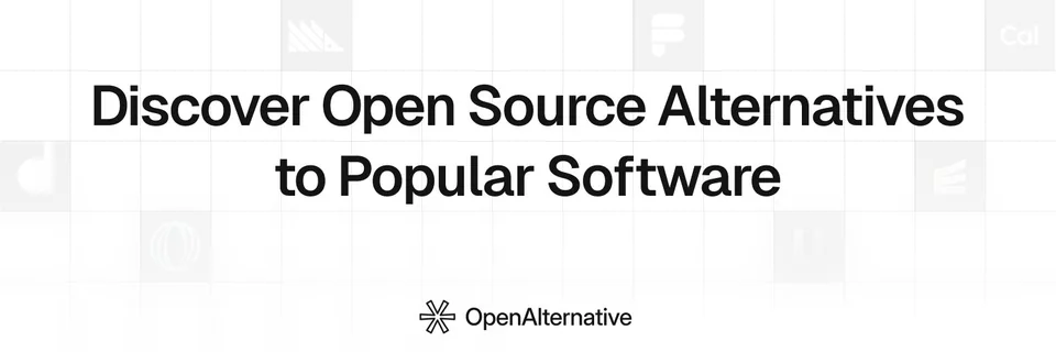 X banner “OpenAlternative” for OpenAlternative