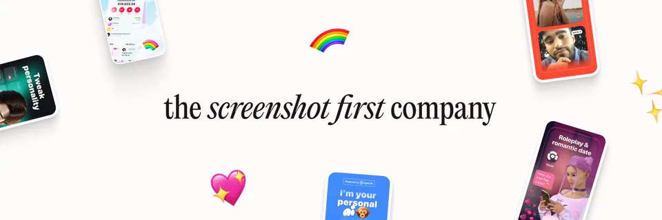 X banner “the screenshot first company” for the screenshot first company