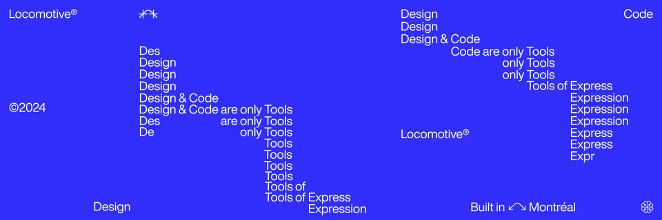 X banner “Locomotive®” for Locomotive®