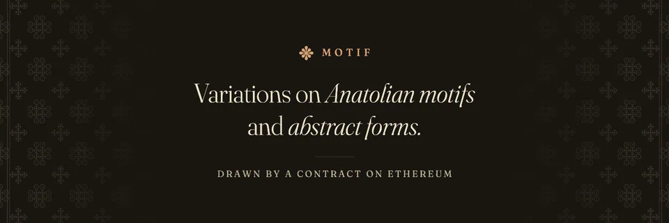 X banner “Motif” for Motif