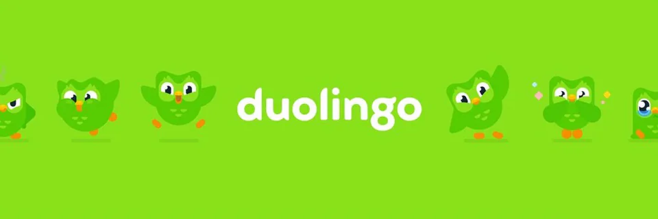 X banner “Duolingo” for Duolingo