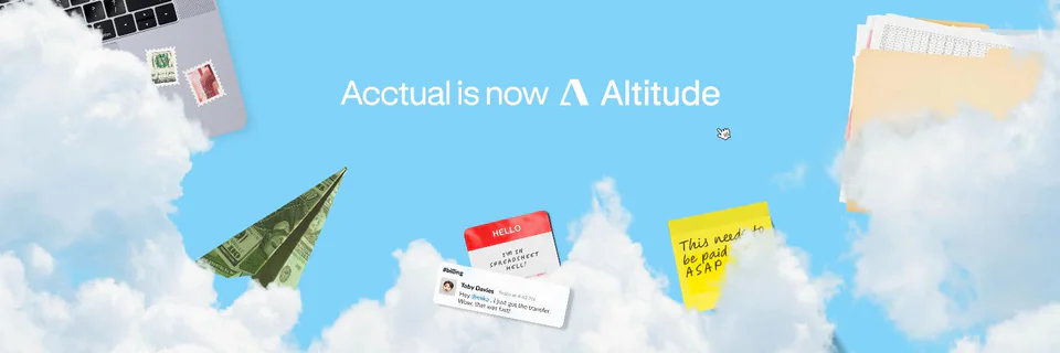 X banner “Acctual” for Acctual