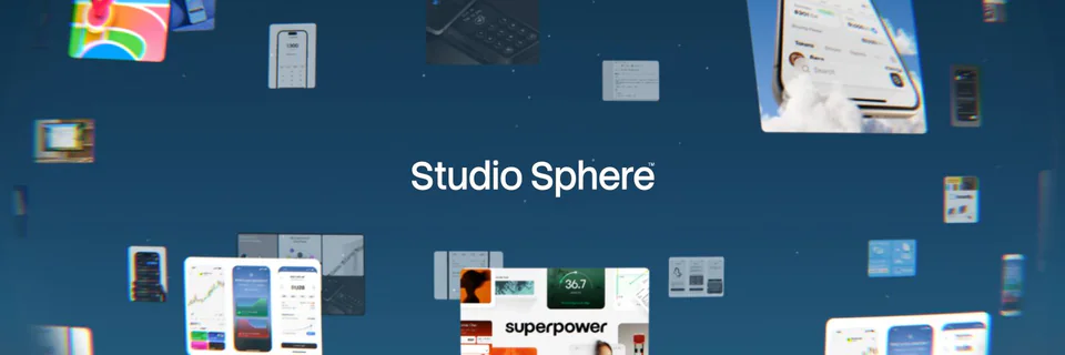 X banner “Studio Sphere” for Studio Sphere