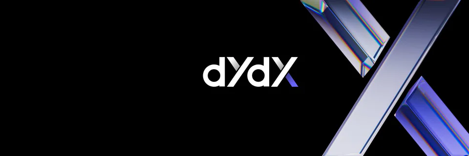 X banner “dYdX” for dYdX
