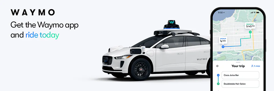 X banner “Waymo” for Waymo