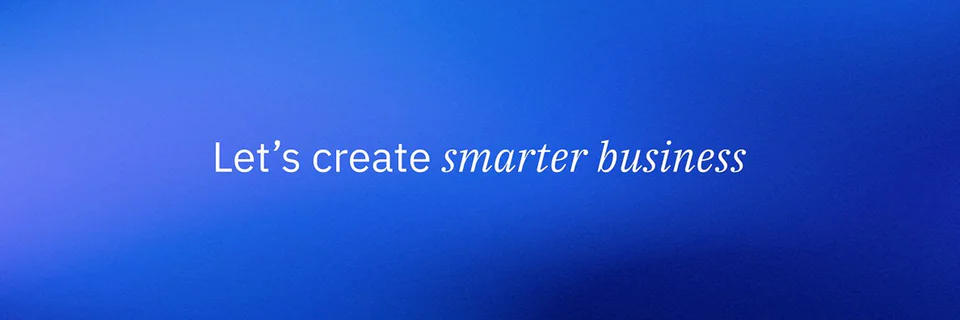X banner “IBM” for IBM